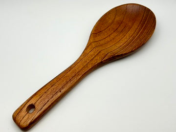 Customized Japanese Oak rice / kitchen spoon 8.5 inches