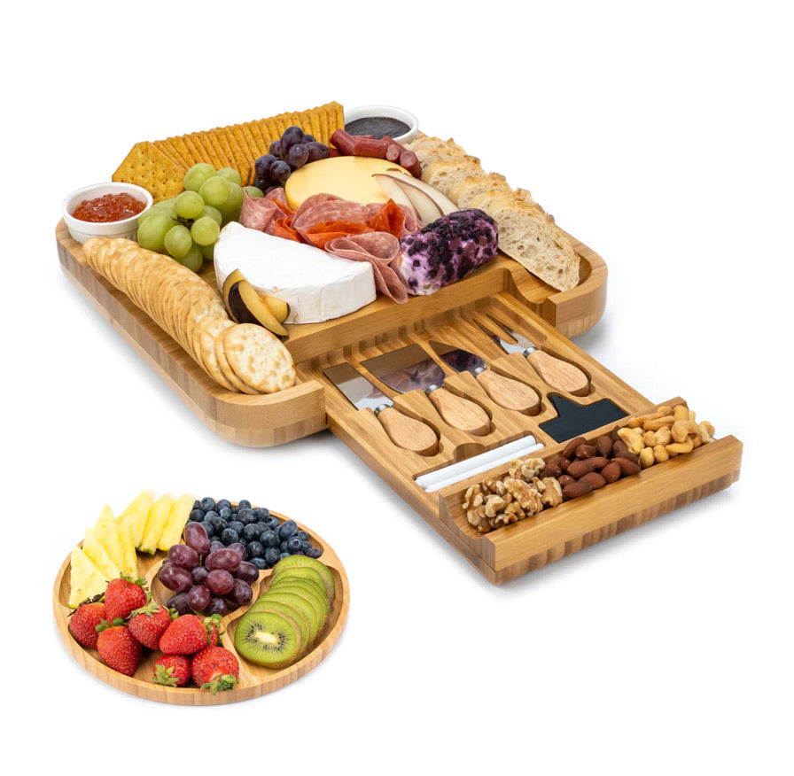 Customized Cheeseboard Platter and Serving Tray gift set